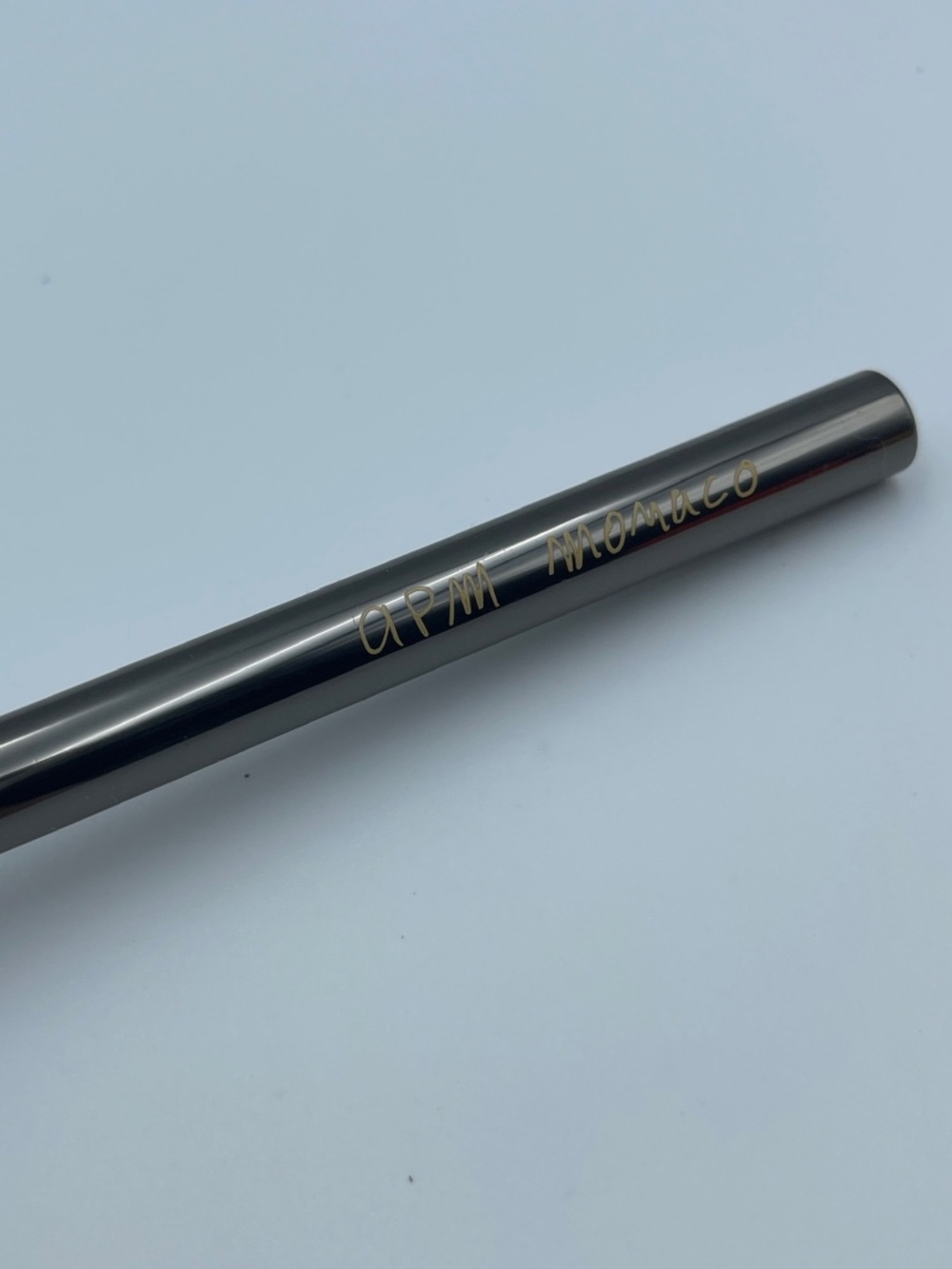 Rare APM Monaco Gunmetal Grey Metal Rollerball Pen Luxury Collectible office